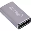 DisplayPort dzimuma pārveidotājs InLine 17291A pelēks zelta pārklājums