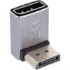 InLine 17291F kabeļa savienotāja pārveidotājs DisplayPort uz Mini DisplayPort pelēks melns