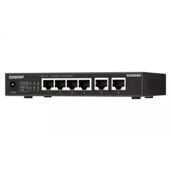 QNAP QSW-2104-2T-R2 tīkla komutators nevadāms 10G Ethernet (100/1000/10000) galda melns