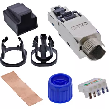 Tīkla kabelis InLine 76204D RJ-45 / LSA vīrišķais taisns 8.5mm
