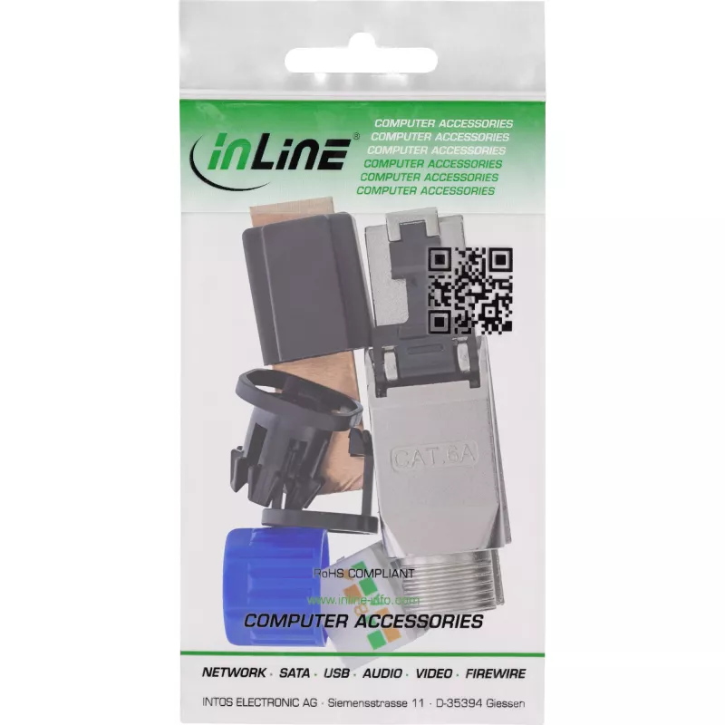 Tīkla kabelis InLine 76204D RJ-45 / LSA vīrišķais taisns 8.5mm