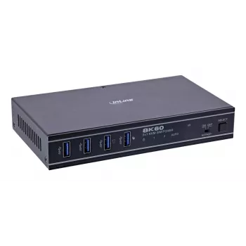 InLine 57885C KVM slēdzis Rack stiprinājums Melns