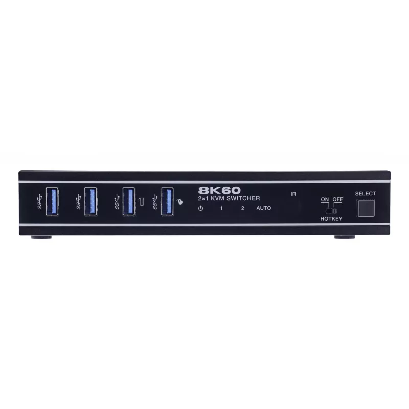 InLine 57885C KVM slēdzis Rack stiprinājums Melns