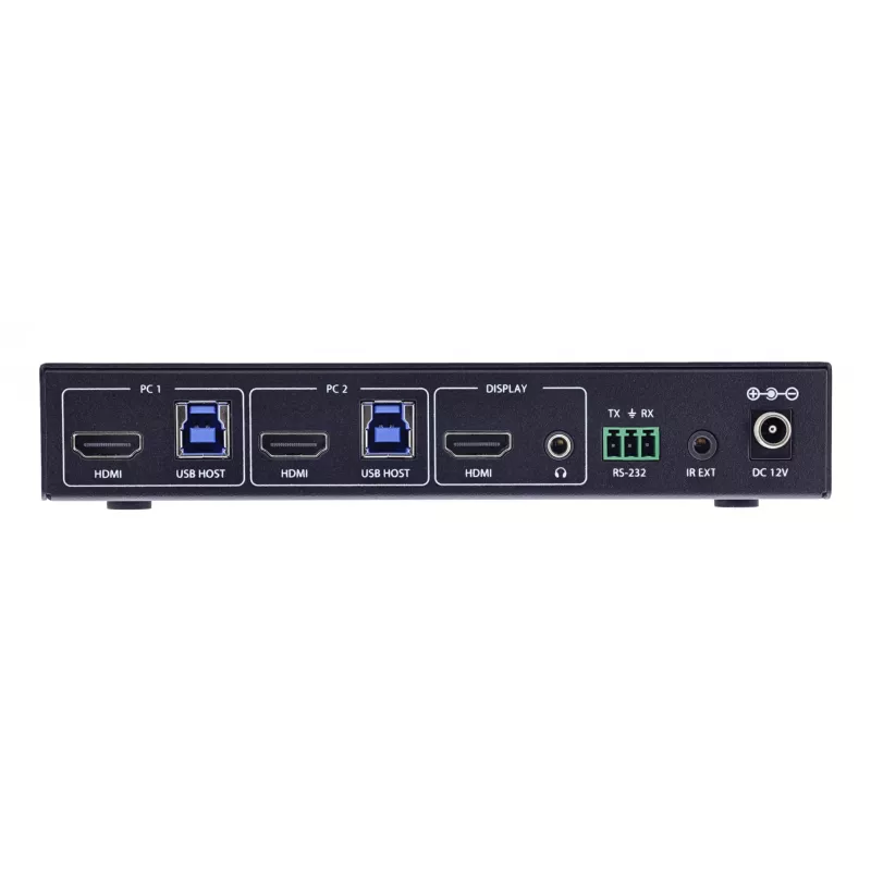 InLine 57885C KVM slēdzis Rack stiprinājums Melns