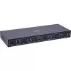 InLine 57885D KVM slēdzis Rack montāža Melns