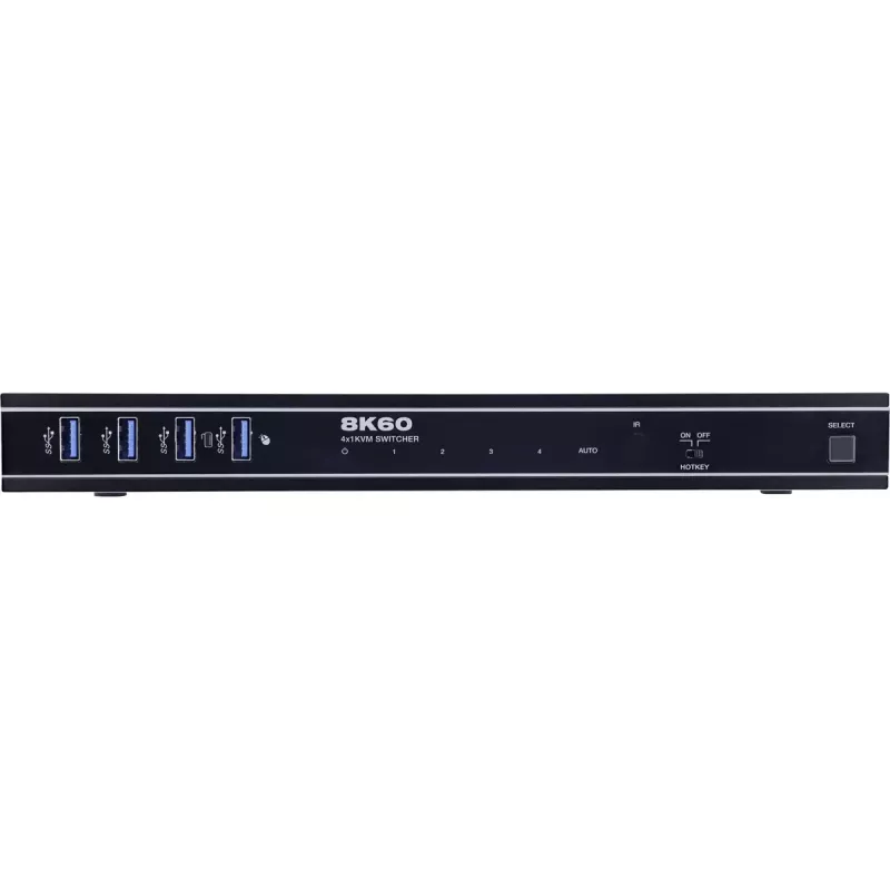InLine 57885D KVM slēdzis Rack montāža Melns
