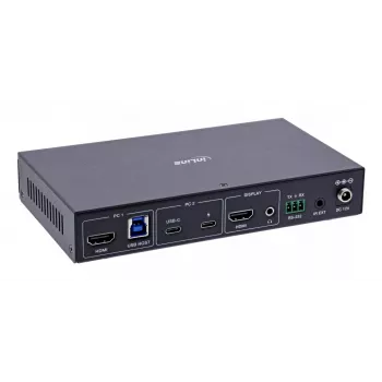 InLine 57885E KVM slēdzis, stiprināms statīvā, melns