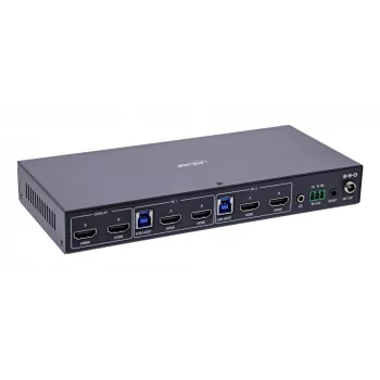 InLine 57885H KVM slēdzis, stiprināms statīvā, melns