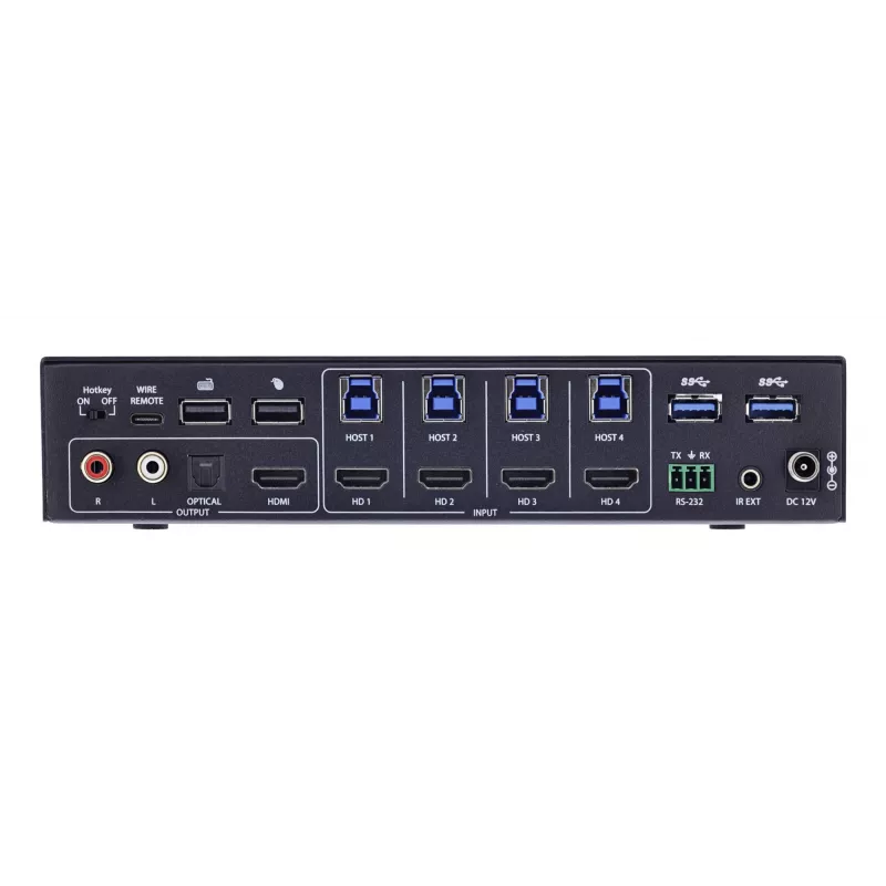 InLine 57885I KVM slēdzis, stiprināms statīvā, melns