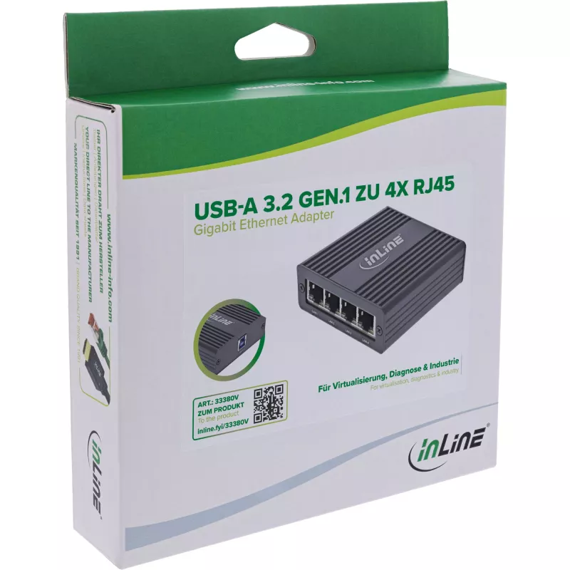 InLine 33380V tīkla karte Ethernet 1000 Mbit/s