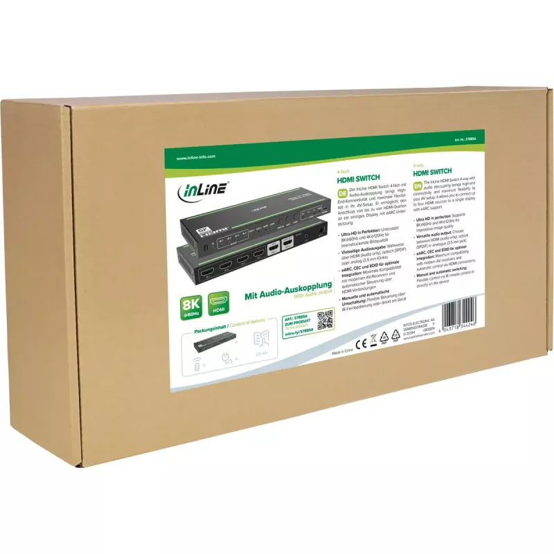 InLine 57885A video slēdzis HDMI