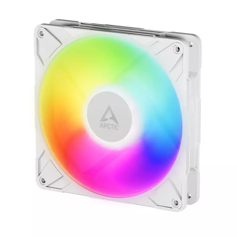 ARCTIC Freezer P14 Pro A-RGB (Balts) - 3 iepakojums 140 mm A-RGB PWM ventilators ar kabeļa sadalītāju