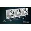 ARCTIC Freezer P14 Pro A-RGB (Balts) - 3 iepakojums 140 mm A-RGB PWM ventilators ar kabeļa sadalītāju