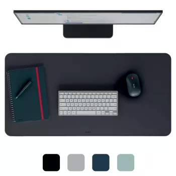 Leitz lielais galda paklājiņš. Produkta krāsa: melna, Materiāls: polivinilhlorīds (PVC). Platums: 400 mm, Dziļums: 800 mm, Augstums: 2 mm