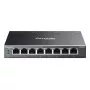 TP-Link Omada ES208GP tīkla komutators, pārvaldāms, L2, Gigabit Ethernet (10/100/1000), Power over Ethernet (PoE), DIN sliede, melns