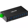 InLine 35396B interfeisa centrmezgls USB 3.2 Gen 1 (3.1 Gen 1) Type-B 5000 Mbit/s Melns