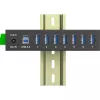 InLine 35396B interfeisa centrmezgls USB 3.2 Gen 1 (3.1 Gen 1) Type-B 5000 Mbit/s Melns