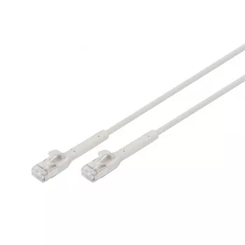 Digitus CAT 6A F-FTP liecams komutācijas kabelis, varš, 1 m, pelēks
