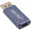 InLine 64107I video adaptera kabelis USB Type-C uz DisplayPort pelēks