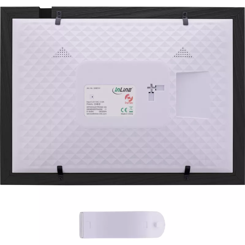 InLine WiFi foto rāmis WiFRAME 2, 10,1 collas 1920x1200 16:10 IPS Touch, Frameo APP