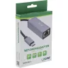 InLine 33380Q RJ-45 adapteris USB Type-C vīrišķais 1 Gbit/s pelēks