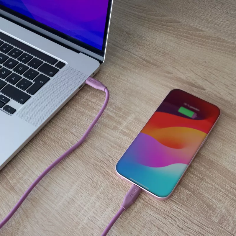 InLine 35892P USB kabelis USB 2.0 2 m USB C violets