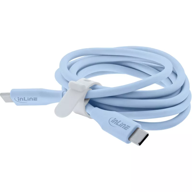 InLine 35891B USB kabelis USB 2.0 1 m USB C Zils