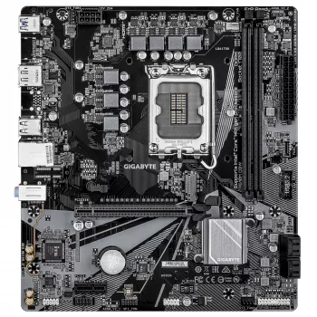Mātesplate GIGABYTE H610M D3W LGA1700 12.–14. paaudzes Intel CPU, 5+1+1 VRM, DDR5 līdz 5600MHz, 128GB, PCIe 3.0 M.2, 1GbE, USB 3.2 Gen1