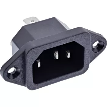 InLine S-16701 strāvas kontaktdakšas adapteris, melns