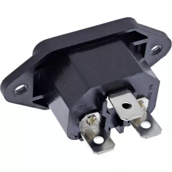 InLine S-16701 strāvas kontaktdakšas adapteris, melns