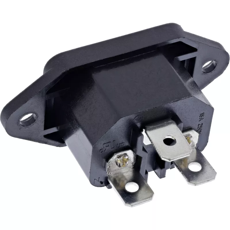 InLine S-16701 strāvas kontaktdakšas adapteris, melns