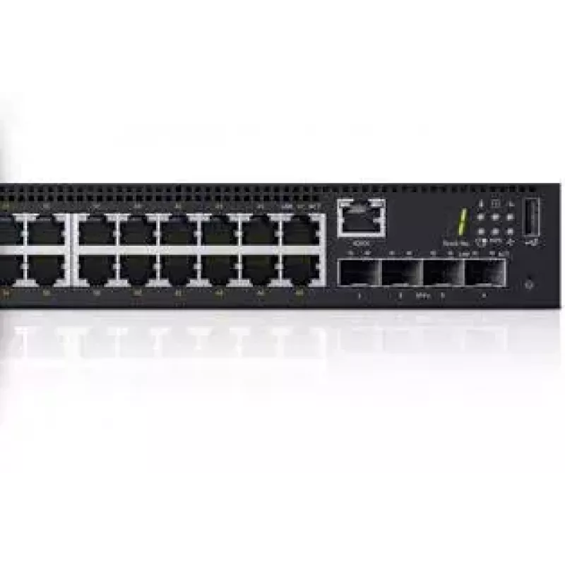 DELL N1524P Pārvaldāms L3 Gigabitu Ethernet (10/100/1000) barošana caur Ethernet (PoE) 1U melns