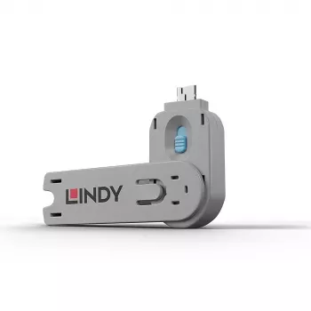 Portu bloķētāja atslēga Lindy USB Type A Port Blocker Key zila