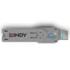 Portu bloķētāja atslēga Lindy USB Type A Port Blocker Key zila
