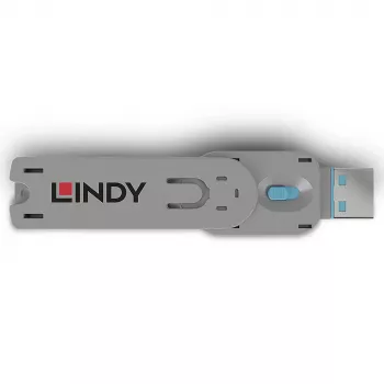Portu bloķētāja atslēga Lindy USB Type A Port Blocker Key zila