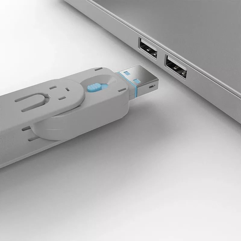 Portu bloķētāja atslēga Lindy USB Type A Port Blocker Key zila