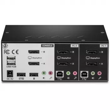 KVM slēdzis Trendnet TK-240DP melns