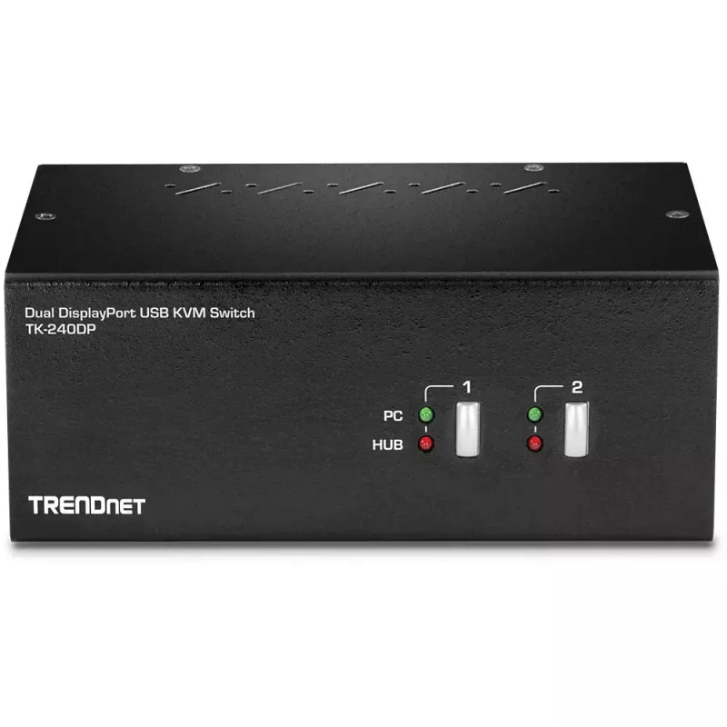 KVM slēdzis Trendnet TK-240DP melns