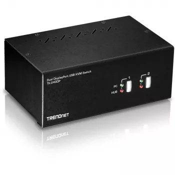 KVM slēdzis Trendnet TK-240DP melns