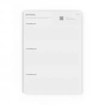 Plāksterpaneļa piederums Patchbox PONEIDLABEL — papīra uzlīmes plāksterpaneļiem (PONEIDLABEL)