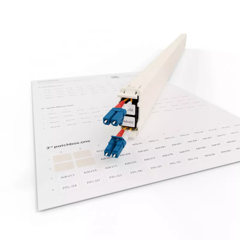 Plāksterpaneļa piederums Patchbox PONEIDLABEL — papīra uzlīmes plāksterpaneļiem (PONEIDLABEL)