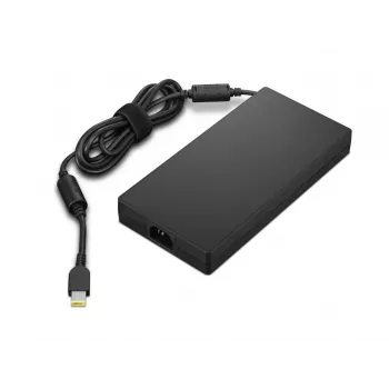 Strāvas adapteris Lenovo 4X21L18247 300W iekštelpām, 100–240V ieeja, 1,8 m kabelis, melns, 200×100 mm