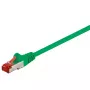 Tīkla kabelis No name Goobay 95568 — Cat6 S/FTP (S-STP), RJ-45 līdz RJ-45, 1,5 m, zaļš, zeltīti kontakti