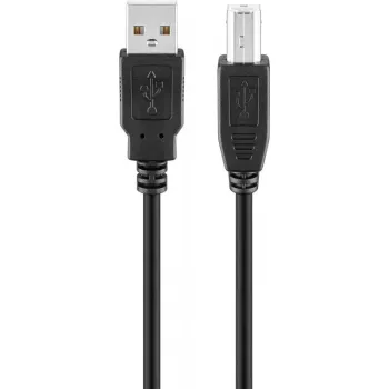 USB 2.0 Hi-Speed kabelis Goobay 93597 3m Melns