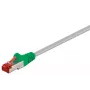 Tīkla kabelis Goobay 68456 zaļpelēks 1 m Cat6 S/FTP