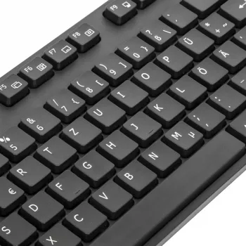 Targus AKB30DE tastatūra mājai USB QWERTZ vācu melna