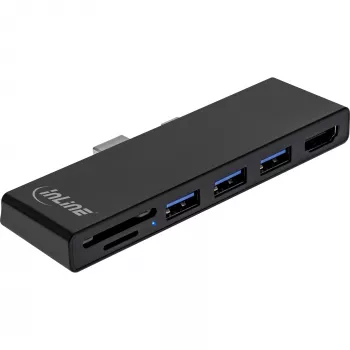 InLine Surface Pro 4/5/6 MultiHub USB-C dokošanās adapteris