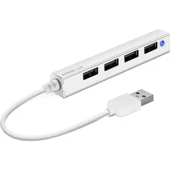 USB Hub SPEEDLINK SNAPPY plāns SL-140000-WE