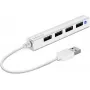 USB Hub SPEEDLINK SNAPPY plāns SL-140000-WE
