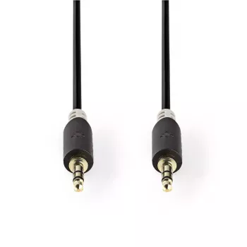 Audio kabelis Nedis CABW22000AT20 2m 3.5mm ar varu pārklāts alumīnijs